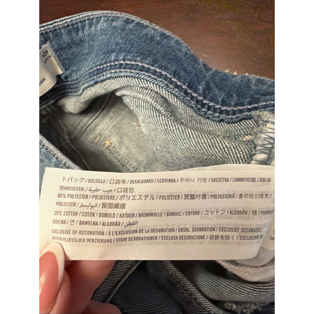Hollister Low Rise Boot Cut Jeans 8R Stretch Waist Embroidery Pockets 29x31 Y2K - Picture 9 of 11